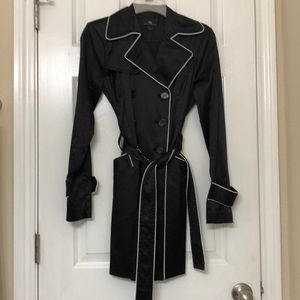 Iz byer Black trench coat